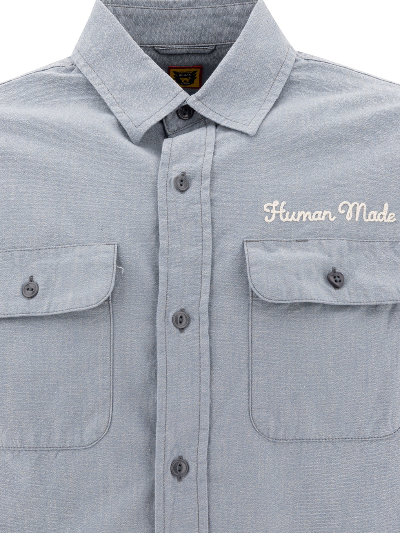 HUMAN MADE Light Blue Salt & Pepper shirt